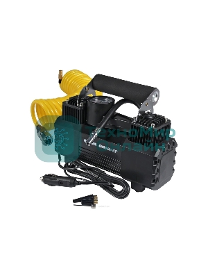 Компрессор Nova Bright АК-65 металлический корпус, LED-фонарь, пластик.кейс 47160