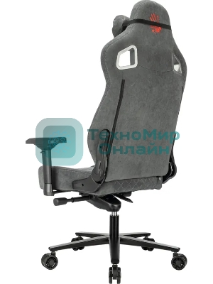 Кресло игровое A4Tech Bloody GC-660 серый искусственная замша