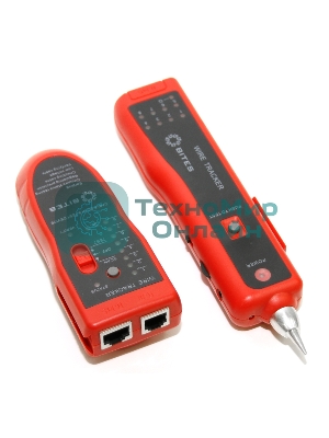 Тестер-трассоискатель кабеля 5bites LY-CT025 для RJ45/11/12, генератор тонального сигнала