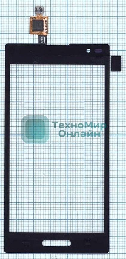 Сенсорное стекло (тачскрин) для LG Optimus L9 (P769), черное