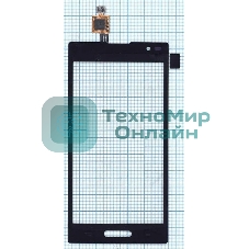 Сенсорное стекло (тачскрин) для LG Optimus L9 (P769), черное