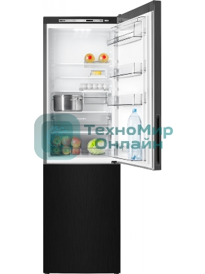 Холодильник Atlant ХМ-4624-151 черный металлик двухкамерный 228/119л морозилка снизу
