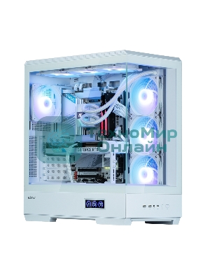 Компьютерный корпус ZALMAN P50 DS, ATX, WHITE, WINDOW, 2x3.5