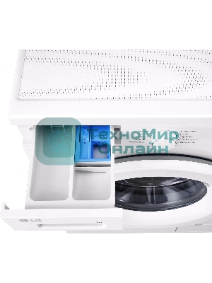 Стиральная машина LG F2Y1VS3W белый, загрузка фронтальная 9 кг, 1200 об/мин., класс: А