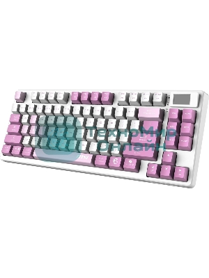 Клавиатура MSI Forge GK600 гибридная, Bluetooth, радиоканал, белый