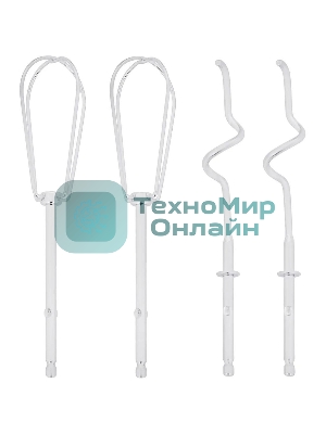 Миксер ручной Starwind SHM-251 250 Вт, белый/коралловый