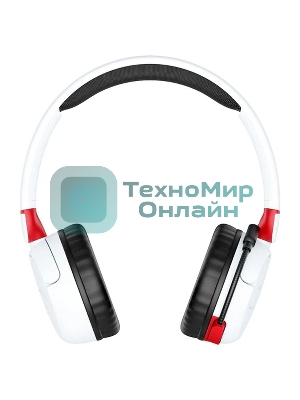 Гарнитура HyperX Cloud Mini белый, беспроводная + проводная, Bluetooth, до 25 ч, совместимость с PS5, Xbox