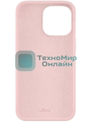 Чехол (клип-кейс) uBear для Apple iPhone 13 Pro Touch Case светло-розовый (CS105LR61PTH-I21)