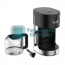 Кофеварка капельнаяBQ CM1001 черный-стальной, исп. кофе -молотый, 1.5 л, 900 Вт.