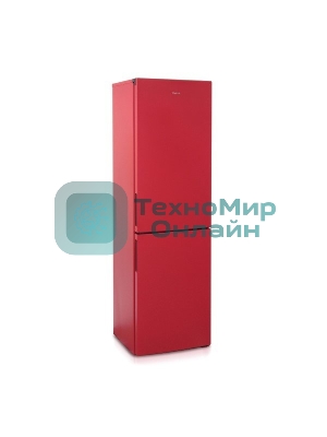 Холодильник Бирюса H6149 красный двухкамерный 245/135 л морозилка снизу, автоматическое оттаивание