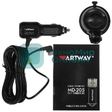 Видеорегистратор Artway Combo MD-205, 2304x1296, 2.4