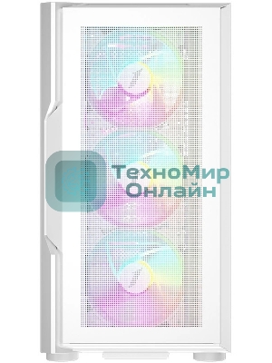 Компьютерный корпус 1STPLAYER TRILOBITE T7-P белый, ATX, 4x120мм LED fans