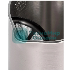 Чайник электрический Midea MK-8064 Объем: 1,7 л Двойной корпус из нержавеющей стали Цельная колба Не нагревающиеся стенки Низкий уровень шума Мощность: 2200 Вт Скрытый нагревательный элемент Автоматический и ручной выключатель Место для хранения шнура Вращающийся на 360°корпус Многоразовый фильтр от накипи Безопасное и плавное открытие крышки Защита от перегрева Автоотключение при отсутствии воды Электропитание – 220-240В, 50Гц Цвет – брашированная сталь,