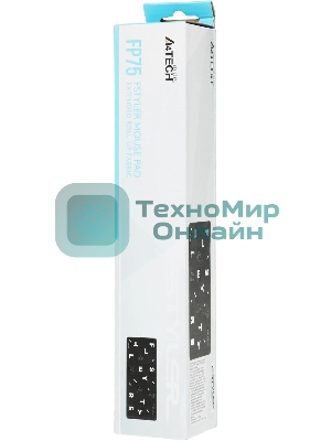 Коврик для мыши A4Tech FStyler FP75 черный/белый 750x300x2мм