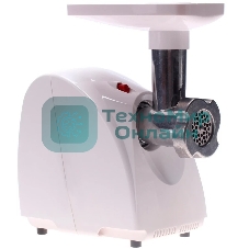 Мясорубка электрическая Аксион М31.01 белый, 1500 Вт, 1.7 кг/мин, реверс, защита от перегрузки, насадки - 4