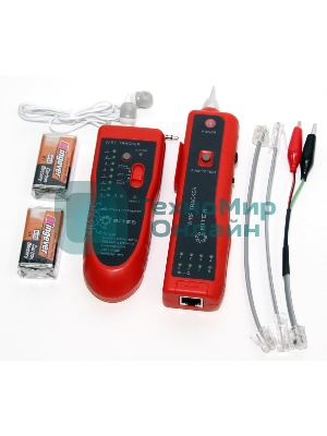 Тестер-трассоискатель кабеля 5bites LY-CT025 для RJ45/11/12, генератор тонального сигнала