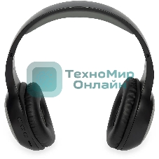 Беспроводные/проводные наушники Digma BT-15 черный/серый, накладные, Bluetooth + проводной, складная конструкция, до 10 ч