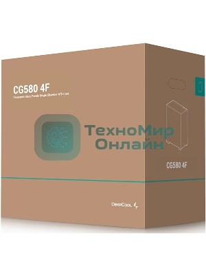 Компьютерный корпус Deepcool CG580 4F черный без БП ATX 6x120мм 3x140мм 2xUSB 3.0 audio bott PSU
