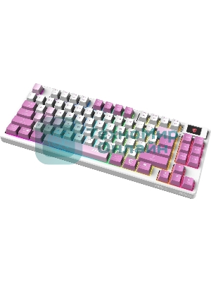 Клавиатура MSI Forge GK600 гибридная, Bluetooth, радиоканал, белый