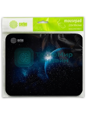 Коврик для мыши Cactus Space 220x180x2мм (CS-MPC-P04XS)