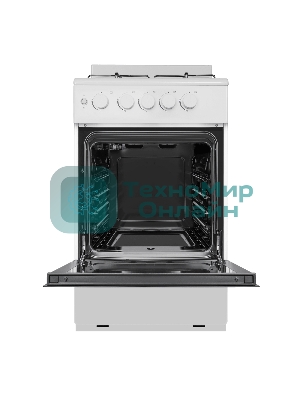 Плита газовая Maunfeld MGC50GEW08 белый, конфорок 4 шт, духовка 59 л, 50 см x 88 см x 65 см