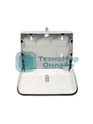 Диспенсер бумажных полотенец Puff-5145Bl черный, с замком, ABS-пластик