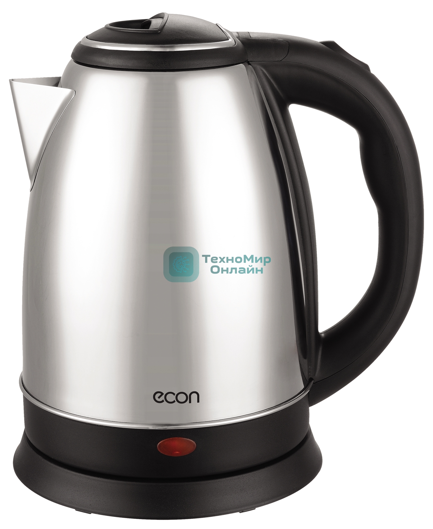 Чайник электрический ECON ECO-1869KE металлический, Мощность 1800 Вт, объем 1.8 л