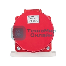 Розетка стационарная наружная EKF 135 ps-135-63-380 63А 380В 3P+РЕ+N IP67