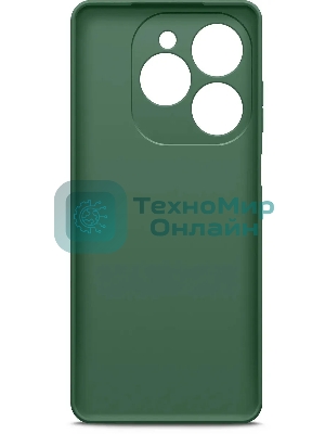 Чехол (клип-кейс) BoraSCO для Tecno Spark 20/20C/Go 2024/Pop 8 Microfiber Case зеленый опал