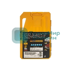 Набор сверл по металлу Denzel 1-10 мм, Р6М5-TiN, Golden Tip, 10 шт 723001