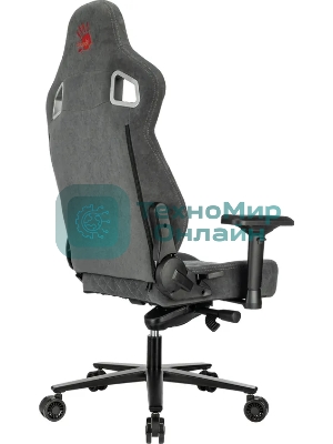 Кресло игровое A4Tech Bloody GC-660 серый искусственная замша