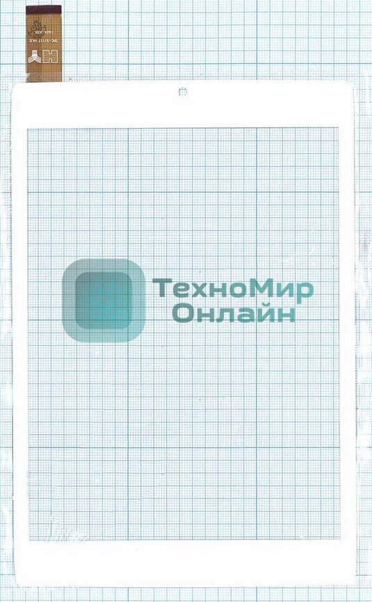 Сенсорное стекло (тачскрин) TPC-51117, белое