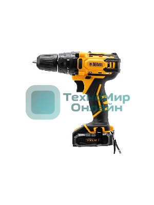 Дрель-шуруповерт аккумуляторная Denzel CDL-12-02BM, 12В, 2 АКБ