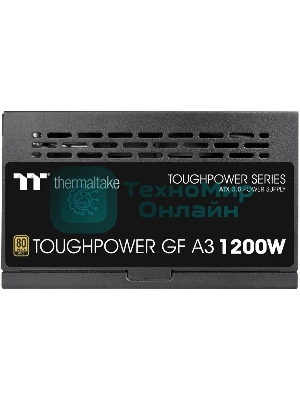 Блок питания Thermaltake Toughpower GF A3/1200W/Fully Modular/Non Light/Full Range/Analog/80 Plus Gold/EU/JP Main CAP PS-TPD-1200FNFAGE-H All Flat Cables/Gen 5