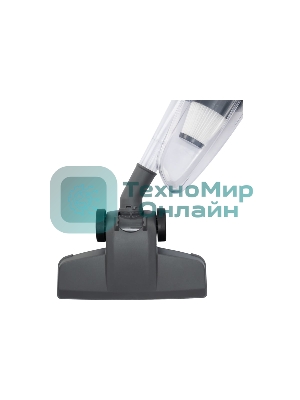 Пылесос вертикальный Galaxy GL 6241 белый, питание от сети, 	130 Вт, уборка сухая, пылесборник 0,7 л