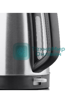 Чайник электрический BBK EK1765S черный/нержавеющая сталь, 1.7 л, 1850-2200 Вт