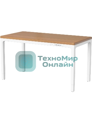 Стол компьютерный Cactus CS-ET-WWD столешница МДФ, белый дуб молочный каркас белый