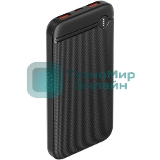 Портативный аккумулятор OLMIO P-10, 10000mAh, 20W, QuickCharge3.0/PowerDelivery, черный