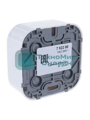 Выключатель Quteo 10A 1-клав., белый