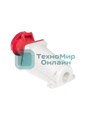 Розетка стационарная наружная EKF 135 ps-135-63-380 63А 380В 3P+РЕ+N IP67