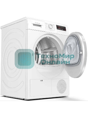 Сушильная машина Bosch WTN86211ME белый, 8 кг, сушка - конденсационная, программ - 13, 59.8 x 84.2 x 61.3 см