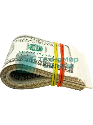 Резинки для купюр Buro d=60 мм, ширина 1.5 мм, 1000 гр, ассорти, пластиковый пакет