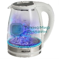 Чайник электрический АКСИНЬЯ КС-1021 белый