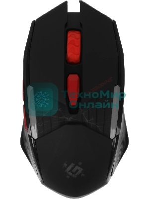 Мышь беспроводная Defender Horrodine GM-237 черный, 3200 dpi, радиоканал, USB, кнопки - 6