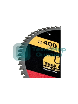 Пильный диск по дереву Denzel ф400 х 50 мм, 80 зубьев
