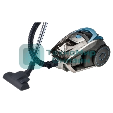 Пылесос SUPRA VCS-2400 серый/синий, 380/2400 Вт, уборка сухая, пылесборник контейнер 2 л