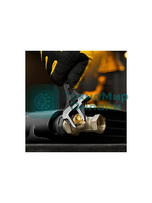 Ключ разводной Denzel 200 мм, CrV, кованый