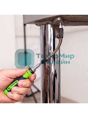 Набор отверток Сибртех отвертки реверсиные с набором бит торцевых головок 61 предметов crv