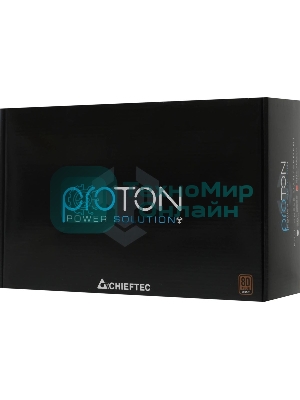 Блок питания Chieftec BDF-1000C, 1000Вт, 80 PLUS Bronze, 140мм, модульный, черный