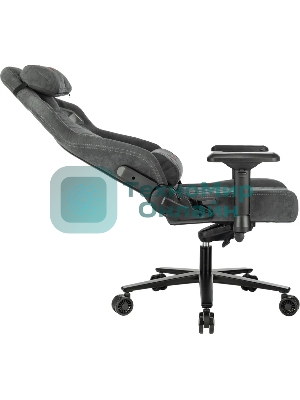 Кресло игровое A4Tech Bloody GC-660 серый искусственная замша